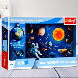 Обучающие пазлы Trefl "Солнечная система" (100 элементов) 15529 (SB)