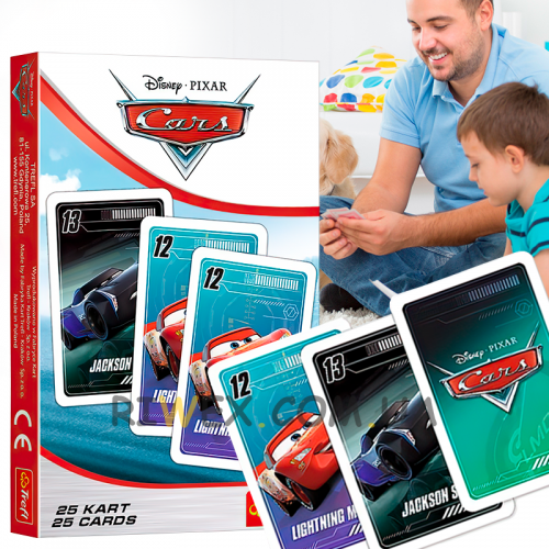 Игральные карты "Тачки" (25 карт) Trefl 08492 (SB)