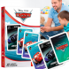 Игральные карты "Тачки" (25 карт) Trefl 08492 (SB)