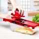 Тертка-овочерізка Mandoline Slicer 6в1 з контейнером, 6 насадок + овочечистка