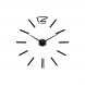 Настінні годинники XZ127/ZH003 без цифр "Зроби сам" 3D "DIY CLOCK" (чорний колір, від 60 до 120 см)