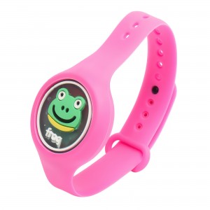 Антимоскітний браслет у вигляді наручного годинника з капсулою та підсвіткою P1 (капсула не обирається) Рожевий