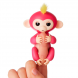 Интерактивная игрушка для детей ручная обезьянка Fingerlings розовый