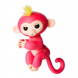 Интерактивная игрушка для детей ручная обезьянка Fingerlings розовый