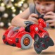Радиоуправляемая детская машинка-мотоцикл Virus Hunter с эффектом дыма + пипетка для воды, Красный (212)