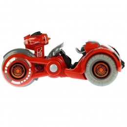 Радиоуправляемая детская машинка-мотоцикл Virus Hunter с эффектом дыма + пипетка для воды, Красный (212)