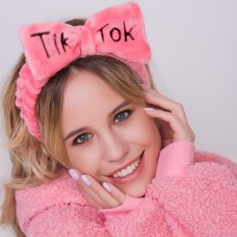 Косметична пов'язка Tik Tok для фіксації волосся, кольори в ассортименті (740)