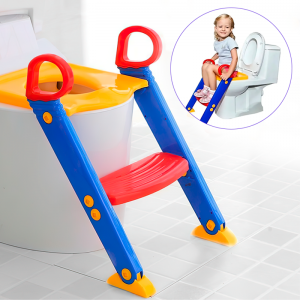 Дитяче сидіння зі сходами та ручками для унітазу Childr Toilet Traine 0167 (509)