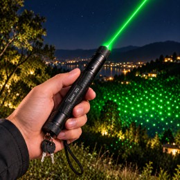 Мощный лазер Laser pointer YL-303, 1000 mW зеленый луч (Х26)