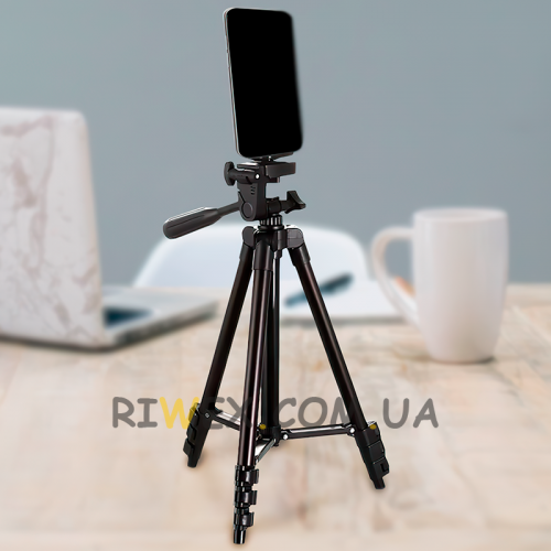 Універсальний штатив тринога для смартфона Tripod 3120 (від 35 до 102 см) (205)