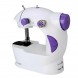 Швейная мини машинка Mini Sewing Machine 4в1 с педалью, Белый