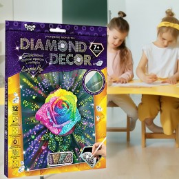 Набор для творчества Diamond Art Картина со стразами Алмазная роза 20х25 см (IGR24)
