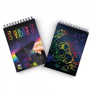 Набор для творчества Grattage Гравюра-блокнот формат А5 6 листов (IGR24) Набор для творчества Grattage Гравюра-блокнот формат А5 6 листов (IGR24)