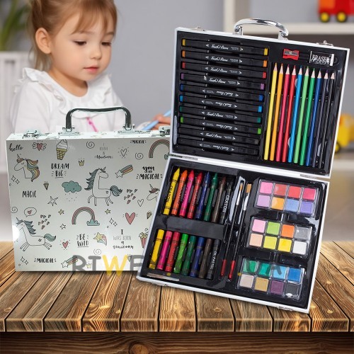 Набір для дитячої творчості Водні олівці та маркери NO003(C50238), 66 шт (205)