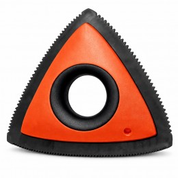 Пристрій-щітка для очищення від шерсті EL-2350 трикутний для текстилю меблів килимів одягу, Помаранчевий(237)