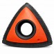 Пристрій-щітка для очищення від шерсті EL-2350 трикутний для текстилю меблів килимів одягу, Помаранчевий(237)