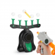 Іграшковий повітряний тир пістолет з дротиками з літаючими мішенями Hover Shot (237)