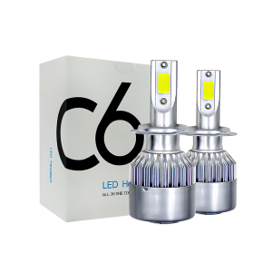 Светодиодные автомобильные LED лампы C6-H4 (2шт)