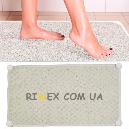 Нескользящий впитывающий коврик для ванной AQUA RUG (40х70 см) 0229 (509)