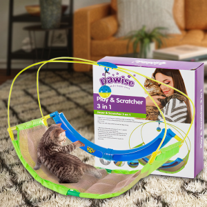 Гамак для котов с игрушками Play Scratcher 3 In 1 (509)