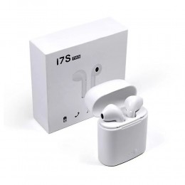Беспроводные наушники TWS i7s Bluetooth с кейсом, Белые