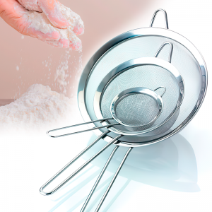 Металлическое сито, набор (3 шт.) Strainer Set 3 pc 0222 (212)