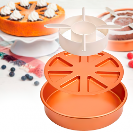 Антипригарная керамическая форма для выпечки COPPER CHEF PERFECT CAKE PAN 2819 (212)