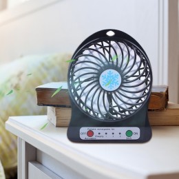 Міні-вентилятор Portable Fan Mini 3 швидкості, Чорний