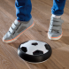 Футбольный летающий мяч аэробол для игры дома с LED подсветкой Hoverball (черный)