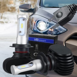 Комплект светодиодных автомобильных LED-ламп S1 H7 (ЖЯ) 