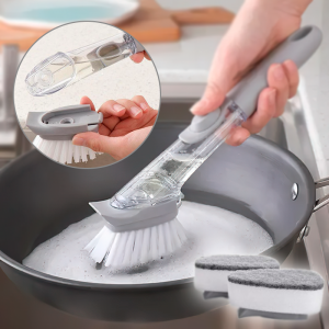 Щітка з дозатором для миття посуду Decontamination Wok Brush