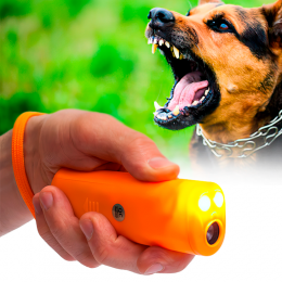 Ультразвуковой отпугиватель собак с фонариком Ultrasoniс AD-100 (В)