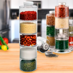 Набор баночек для хранения специй Spice Tower Carousel