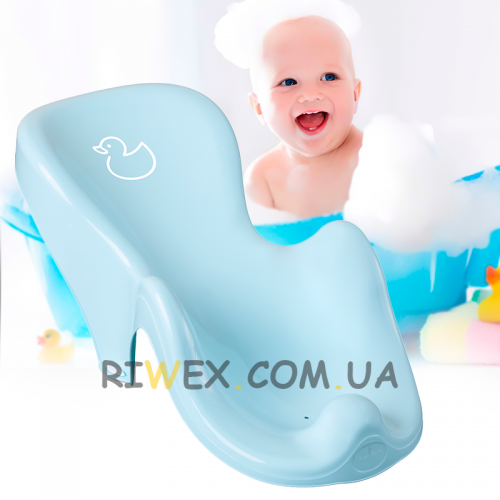Гірка для купання малюків "Каченя" (блакитний колір) DK-003-129 (SB)