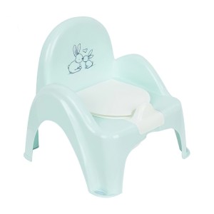 Детский горшок-стульчик TEGA BABY KR-012-105 Зайчики, Мятный (SB)
