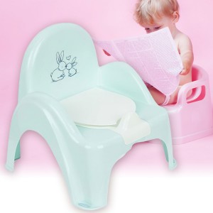 Детский горшок-стульчик TEGA BABY KR-012-105 Зайчики, Мятный (SB)
