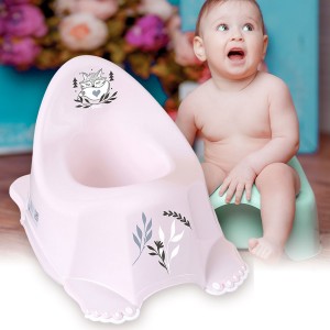 Дитячий горщик TEGA BABY PB-LIS-001-130 Plus baby Маленька лисичка, Рожевий (SB)