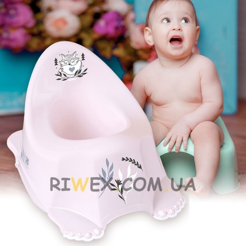 Детский горшок TEGA BABY PB-LIS-001-130 Plus baby Маленькая лисичка, Розовый (SB)