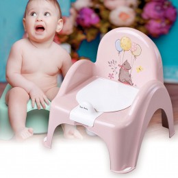 Детский горшок-стульчик TEGA BABY FF-007-107 Лесная сказка, Светло-розовый (SB)