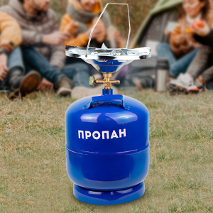 Газовый баллон пропан 8 л (синий цвет)