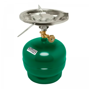 Пропановий газовий балон 5 літрів, ДСТУ 2 мм (зелений колір)