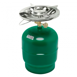Пропановий газовий балон 8 літрів, ДСТУ 2 мм (зелений колір)