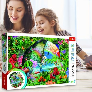 Пазлы Trefl 40014 Спиральный пазл Тропические животные, 1040 дет. (SB)