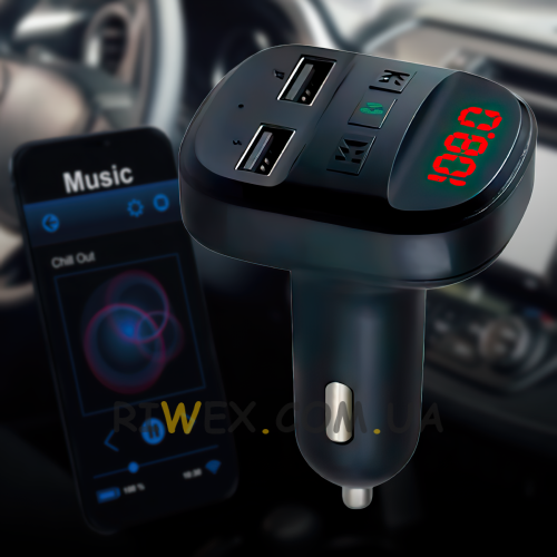 FM-модулятор X11 BT Bluetooth трансмиттер для автомобиля