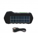 Многофункциональная портативная солнечная система (фонарик, радио FM, Bluetooth, power bank) GD-LITE-11 Зеленый