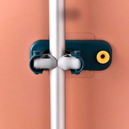 Компактний настінний універсальний тримач органайзер для швабр і щіток Зелений (205) Компактний настінний універсальний тримач органайзер для швабр і щіток Зелений (205)