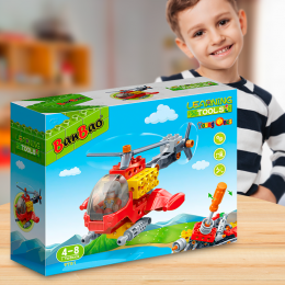 Детский конструктор BanBao Серия: Машинерия "Вертолет" (17 элементов) 9721 (SB)