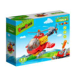 Детский конструктор BanBao Серия: Машинерия "Вертолет" (17 элементов) 9721 (SB)