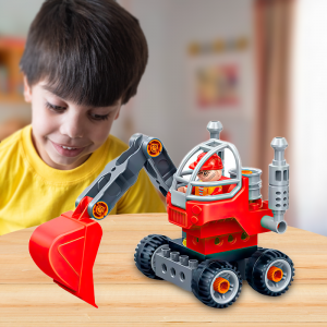 Детский конструктор BanBao Серия: Машинерия "Экскаватор" (22 элементов) 9709 (SB)