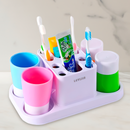 Органайзер зубного приладдя для ванної кімнати HAPPY FAMILY WASH GARGLE SUIT (509)